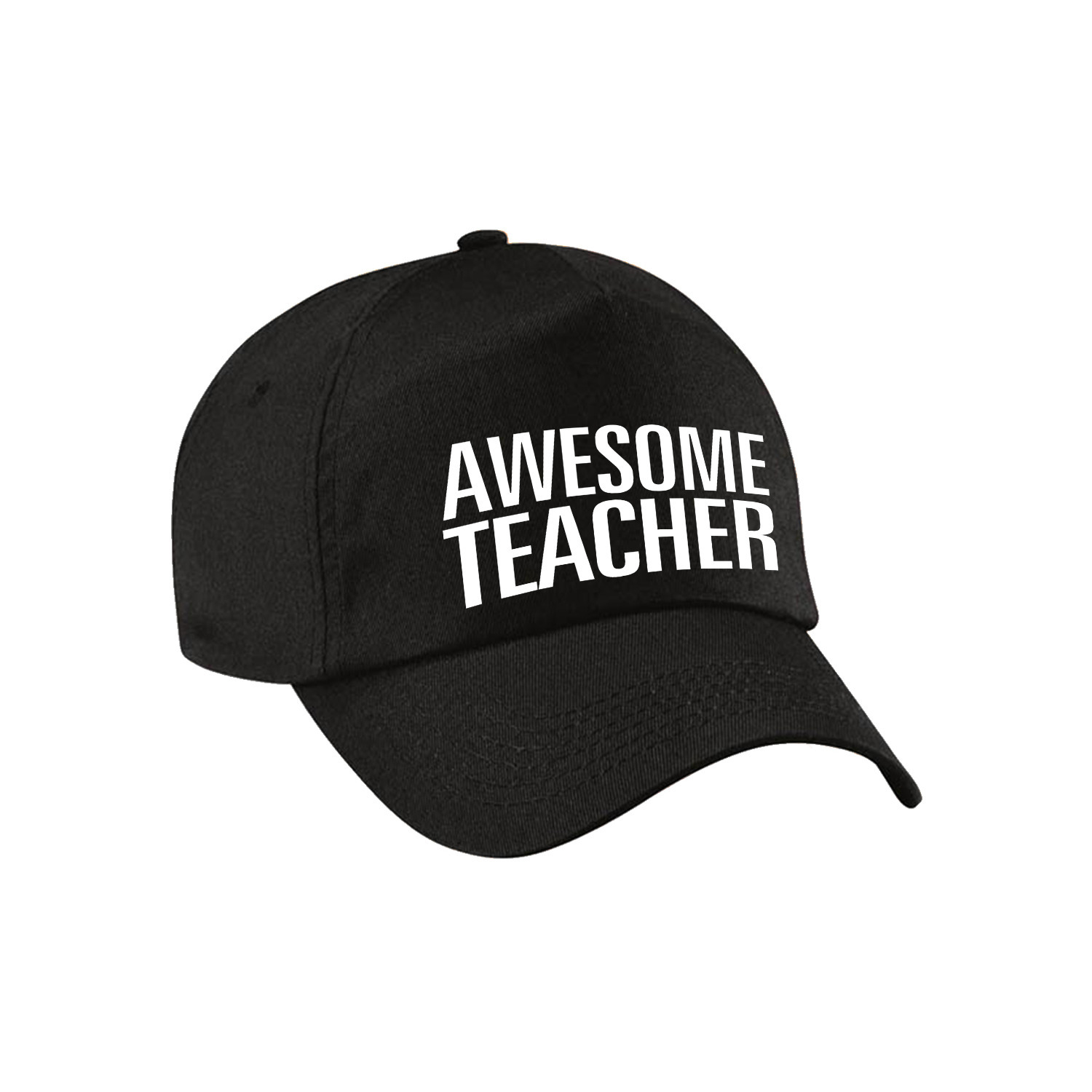 Awesome teacher pet / cap voor leraar / lerares zwart voor dames en heren Top Merken Winkel